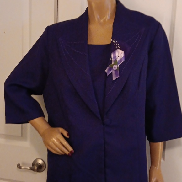 Pride & Joy Women's  3pc. Skirt suit, Sz.16W - Picture 2 of 6